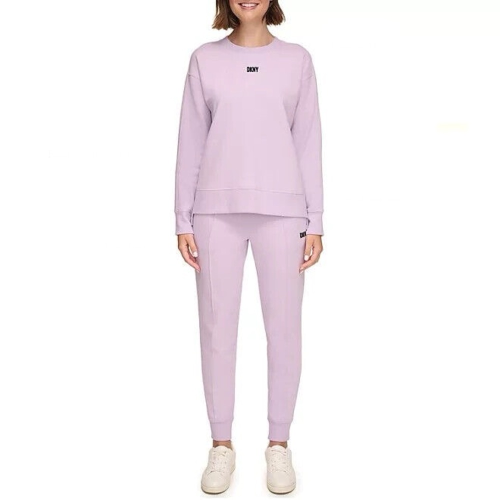 Dkny Sweatshirt & Sweatpants Set in Lavender Purple